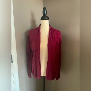 Medium deep red cardigan from Express